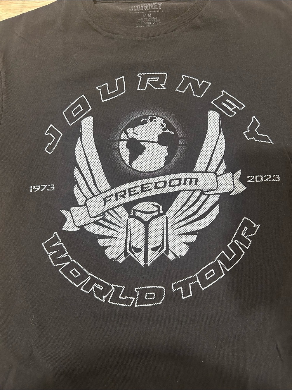 Journey Freedom World Tour Graphic Tee - Black
